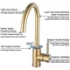 thumbnail image 4 of Golden Stainless Steel Kitchen Tap With High Spout, Kitchen Mixer Tap, 4 of 5