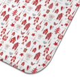 thumbnail image 3 of Red Christmas House and Tree Pattern Dish Drying Mat for Kitchen 1 Pack, Ultra Absorbent Microfiber Dishes Drainer Mats,18x24in(46x61cm), 3 of 4