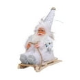 thumbnail image 2 of Figura de Papá Noel esquiando Hugo Decoración de muñeco de Papá 6.5 cm x 13.5 cm x 19 cm, 2 of 10