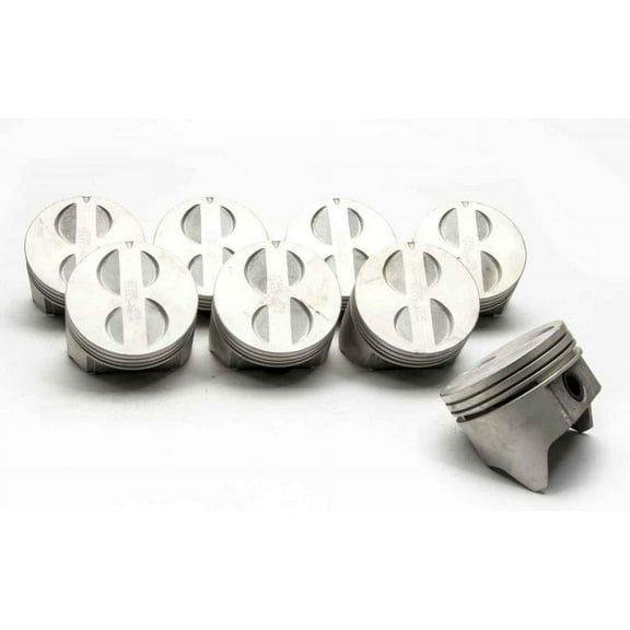 Federal Mogul 295P Pistons & Rings 307 Chevy set of 8 1968-73. (3.915" Bore @ .040")