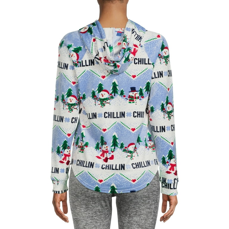 No Boundaries Christmas Hoodie Holiday Print Sweatshirt