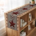 thumbnail image 6 of Table Runners 72 Inches Long Dress Scarves, Red Texas Star Farmhouse Farmhouse Kitchen/Dining Table Runner, Coffee Tablerunners, Black Plaid Berry Country 18x72 Inch, 6 of 9