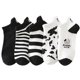thumbnail image 1 of Calcetines de Algodón YONGSHENG 5 Pares Estampado de Animales de Vaca Talla Única, 1 of 5