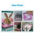 thumbnail image 3 of Labymos Animal Litter Potty Trainer Cage Toilet Corner Litter Bedding Box Square Pet Pan for, 3 of 8