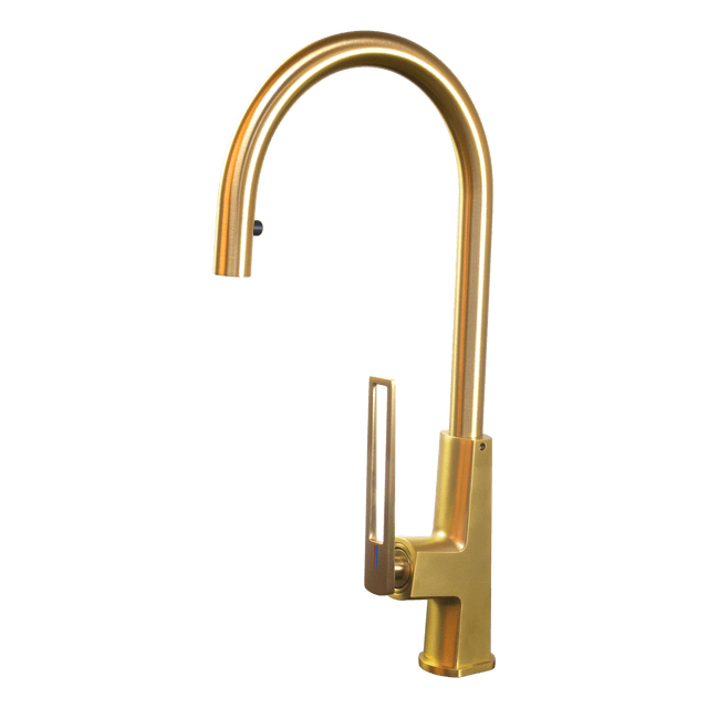 Monomando Carpin Fonnt Cocina Oro Mate Ducha Extraíble C10