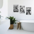 thumbnail image 4 of Hieng Funny Bathroom Animal Wall Art 3 Piece Cute French Bulldog in the Bathtub Poster Prints Dog on Toilet Pictures for Rustic Bath Decor Unframed, 4 of 6