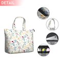 thumbnail image 2 of Pioneer Flower Floral Print Pattern Travel Tote Bags for Women Carry On,Large Weekender Bags for Women Travel,Multi Functional Duffle Bag for Work,Shopping,Sports, 2 of 5