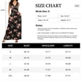 thumbnail image 4 of Asklazy Women Sleeveless Deep V Neck Loose Plain Long Maxi Casual Dress,US Size,XL,Flower Rose Black, 4 of 11