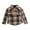 Coffee, variant on Zwiiyzr 2024 1-5T Kids Toddler Flannel Shirt Jacket Plaid Long Sleeve Shacket Baby Boys Girls Fall Shirt Coat Outwear Coffee