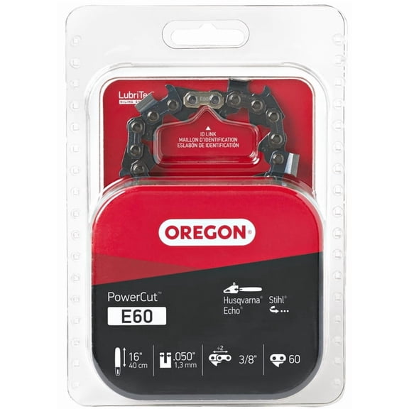 Oregon E60 PowerCut Saw Chain, 16"