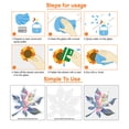 thumbnail image 4 of Bearachild Pegatina de cristal Iris Visual anticolisión DIY arte ventana calcomanía extraíble reutilizable PVC Sun Catcher espejo adhesivo Decoración del hogar, 4 of 6