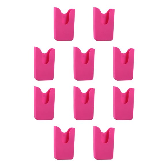 Cateissary La funda protectora de silicona para teléfono móvil es adecuada para colgar en el lateral de las bolsas de playa. El botón es fácil rosa 10Conjunto