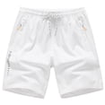 thumbnail image 2 of YHAJDS Mens Active Casual Shorts Solid Elastic Waist Summer Gym Training Pants, 2 of 5