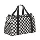 thumbnail image 2 of Disketp Black and White Checkerboard Bolsa de Viaje Tipo Duffle, Bolso de Mano para Fin de Semana para Mujer, Bolsa de Gimnasio Ligera para Hombre, Esencial para Viajes, 2 of 7