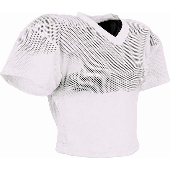 Champro FJ57 Shuffle Football Practice Men's and Youth Jersey - White