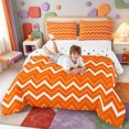 thumbnail image 3 of Erosebridal Minimalist Geometric Lines King Size Comforter Sets,Modern Striped Comforters King Size,Polkadot Reversible,3 Pieces,1 Comforter and 2 Pillowcases, 3 of 7