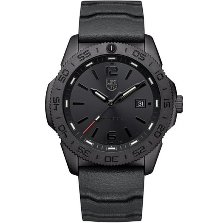 Luminox 3121.BO Men's Pacific Diver Black Rubber Strap Watch