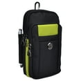 thumbnail image 2 of Sports Travel Carrying Pouch (Green) with Detachable Shoulder Strap, Belt Loop, & Carabiner Clip fits Most Smartphones, 2 of 6