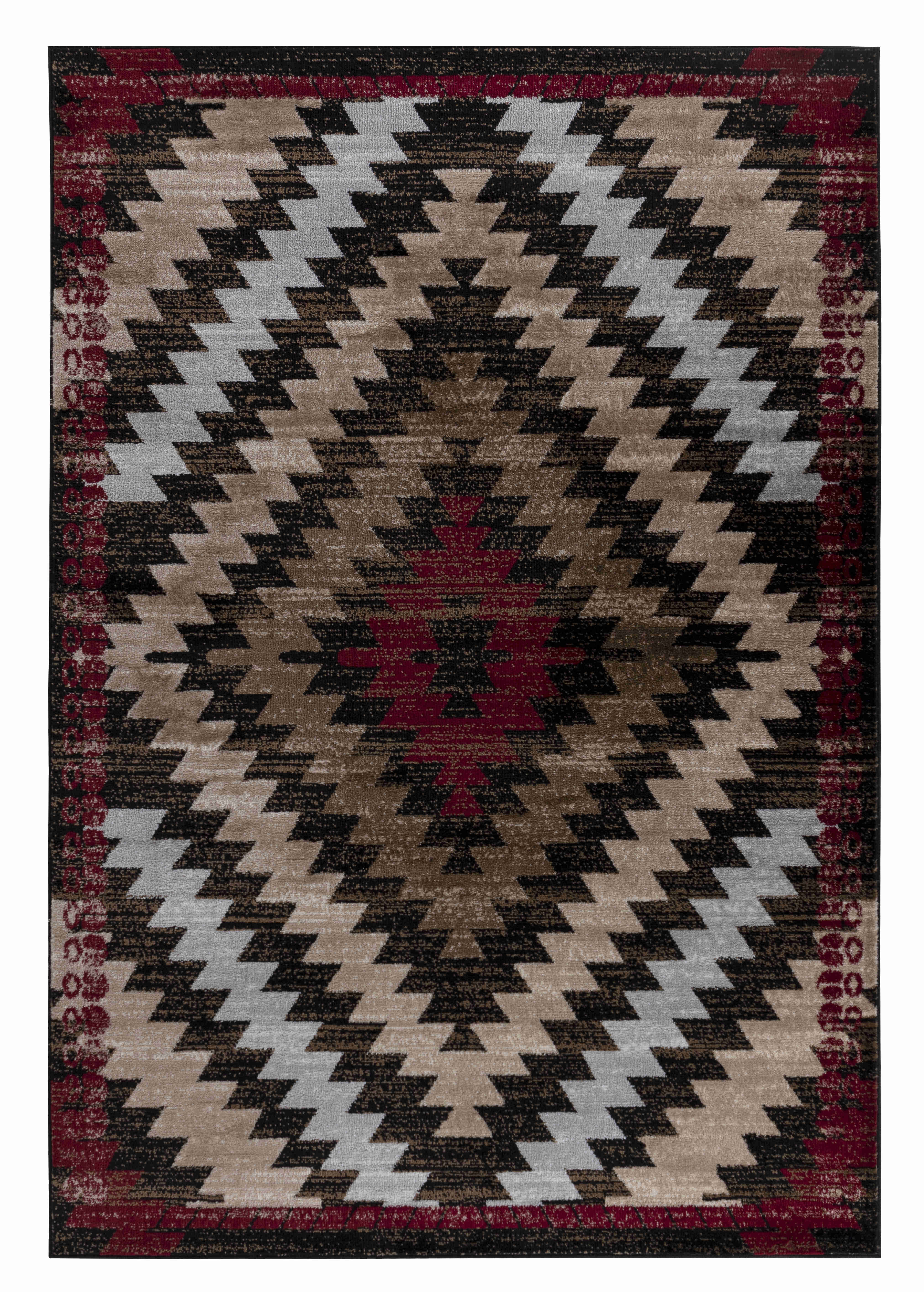 Rug Branch Sakarya Collection Modern Boho Geometric Indoor Area Rug