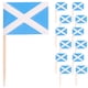 thumbnail image 2 of 100 palillos de madera con la bandera de Escocia para decorar cupcakes, comida y postres (Tailandia), 2 of 7