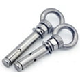 thumbnail image 5 of Ring Eye Bolt,Shoulder Lifting Ring Eye Bolt,304stainless Steel Expansion Eye Bolt Installation Artifact Hook Long Universal Ring Expansion Screws Expansion Screws (Color : M12x120mm 1pc), 5 of 5