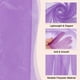 thumbnail image 3 of Tela de tul de organza Uxcell, cristalina y sedosa para manualidades DIY, corredor de mesa, púrpura, 3 of 7