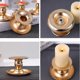 thumbnail image 3 of 2 Piece Gold Brass Metal Chamberstick Candle Holder Fits Candles, Candlesticks, Tealights and Pillar Candles - for Window and Mantle Display, 3 of 5