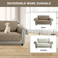 thumbnail image 6 of SHANNA 1/2/3 Seater Quilted Sofa Couch Cover Pad Water Resistant Slipcover Furniture Protector Pet Mat for Kids Dogs Pets（Taupe）, 6 of 11