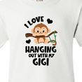 thumbnail image 4 of Inktastic Monkey I Love Hanging out with My Gigi Youth T-Shirt, 4 of 5