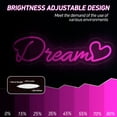 thumbnail image 6 of UPONRAY Single-line Custom Neon Signs, Customizable USB-Powered & Dimmable LED Neon Light, Stylish Wall Decor for Bedroom, Home, Lover, Friend, Yellow, 18 inch/8 Letters, 6 of 8