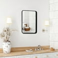thumbnail image 2 of Costway 24"X16"Wall Mount Bathroom Mirror Rectangular Vanity Mirror Vertical Horizontal, 2 of 10