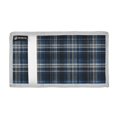 thumbnail image 2 of JIALIOU Nylon Trifold Card Wallet with ID Window Zipper Pocket for Men Women Teen Blue Scottish Tartan, 2 of 7