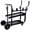 Black 57, variant on Foldable Bike Cargo Trailer with Universal Hitch, Large Capacity Bicycle Wagon for Shopping Camping, Heavy Duty 110lbs Load, 16 Wheels