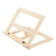 thumbnail image 2 of Atril de madera portátil para libros, soporte de lectura de madera, atril ajustable y plegable para libros de cocina, tabletas de recetas VoborMX herramienta, 2 of 8