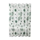 thumbnail image 1 of Cortinas de ducha estampadas Mouliraty, forro de PEVA, 80 x 180 cm, con 12 ganchos, decoración impermeable para baño, diseño de hojas, flores y burbujas, 1 of 8