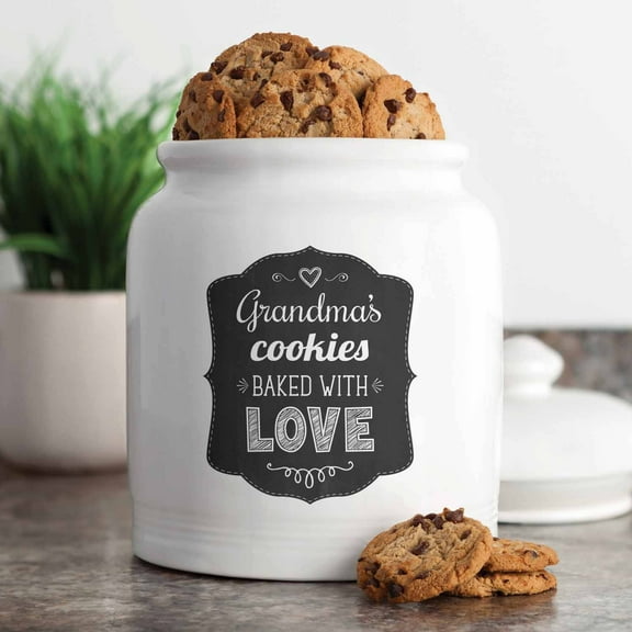 Personalized Cookies Baked with Love Treat Jar