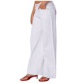 thumbnail image 2 of TSADFHJI Womens Skirts Long Solid Color Bow Strawberry Embroidery Pattern Loose and Versatile Straight Leg Jeans M White, 2 of 7