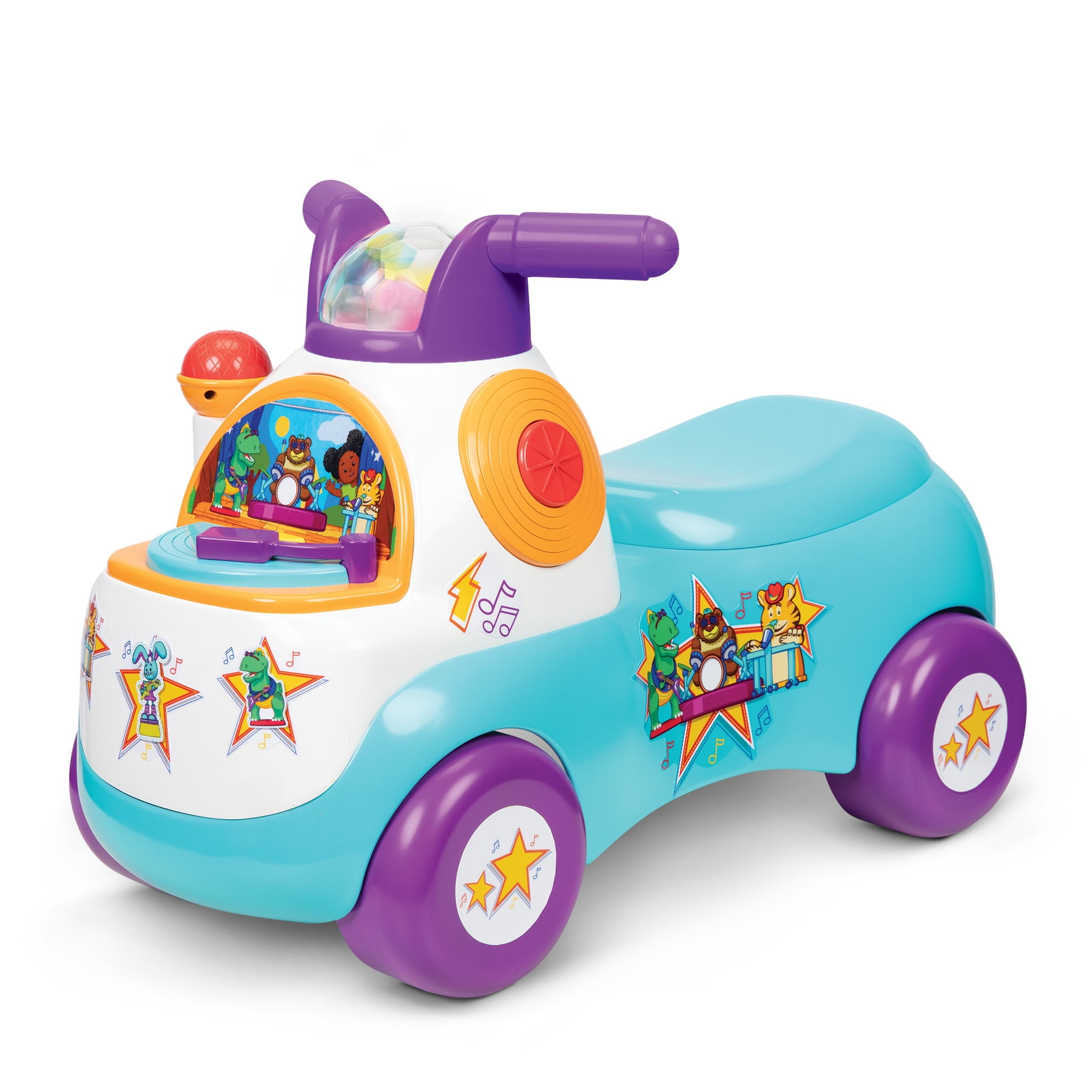Little People Fisher-Price Movin’ n Groovin Ride-on with Lights and Sounds - 3