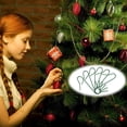 thumbnail image 3 of YINKUU 100pcs Christmas Decorations Small Hook Hanging Christmas Ball Pendant Hooks, 3 of 7