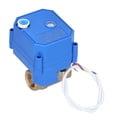 thumbnail image 4 of Mini Electric Valves, DN15 Straight Through Automatic Power-off 3-Wire 2-Control Motorized Ball Valve With Switch Indication For Pipeline Connection, 4 of 8