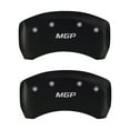 thumbnail image 2 of MGP 4 Caliper Covers Engraved Front & Rear MGP Matte Black finish silver ch, 2 of 2