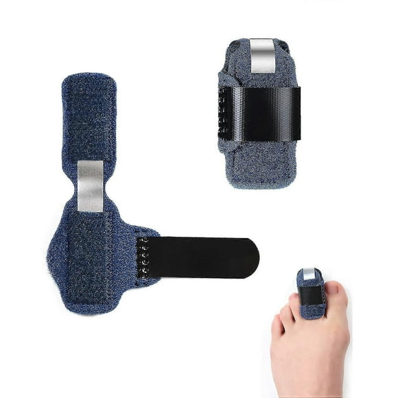 (left)Toe Splint Broken Toe Brace, Toe Straightener For Hammer Toe, Curled Toe, Broken Toe Finger joint protective band