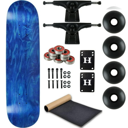 Moose Complete Skateboard Stain Blue 8.25  With Black Trucks and Black Wheels price history on PriceWatchPro