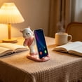thumbnail image 6 of Virelaxpo Resin Phone Stand with Bear for Desk Home Office Video Calls and Entertainment Hands-Free Holder Decorative Ornament, 6 of 9