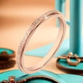 thumbnail image 1 of Anillo de acero inoxidable de titanio y acero para mujer, anillo de lujo ligero de alta gama que combina con todo para niñas y mujeres, 1 of 5