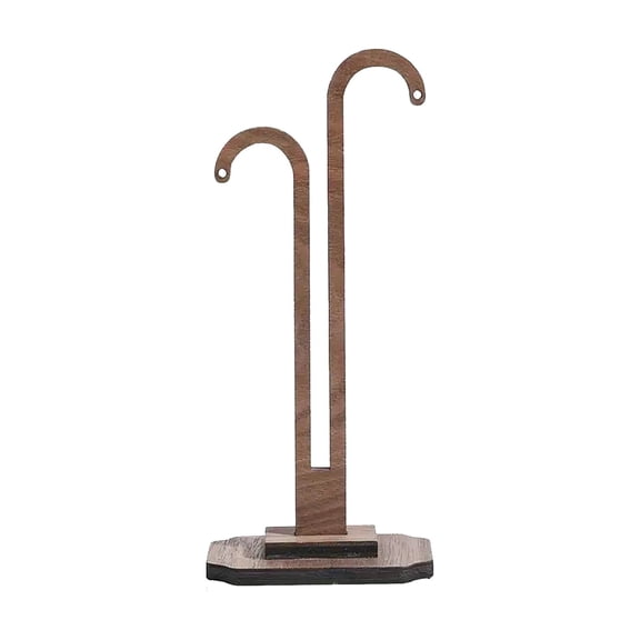 Earring Display for Vendors Rotating Jewelstand Earring Display Stand – Wooden Jewelry Holder for Trade Shows, Retail Stores, Countertops, Photography Props, Home Decor