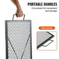 thumbnail image 5 of KFFKFF 44" Rectangle Cooking Grate X-Marks Heavy-Duty Steel Fire Pit Grill Grate, 5 of 9