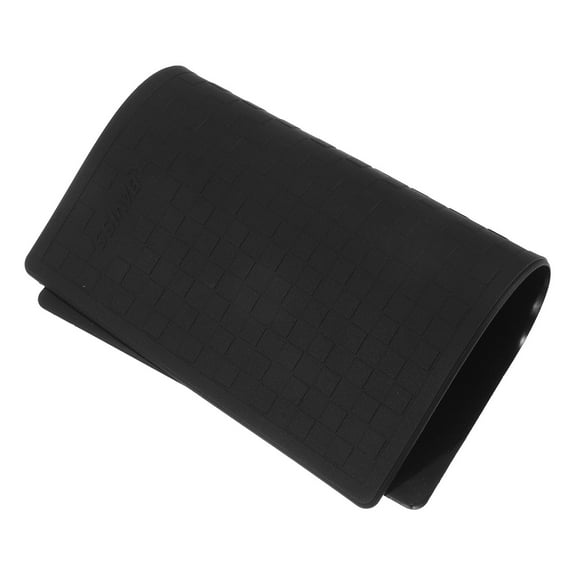 OUNONA Car Dash Pad Car Dashboard Mat Anti-slip Storage Pad 20.70X14.50X0.10CM Black