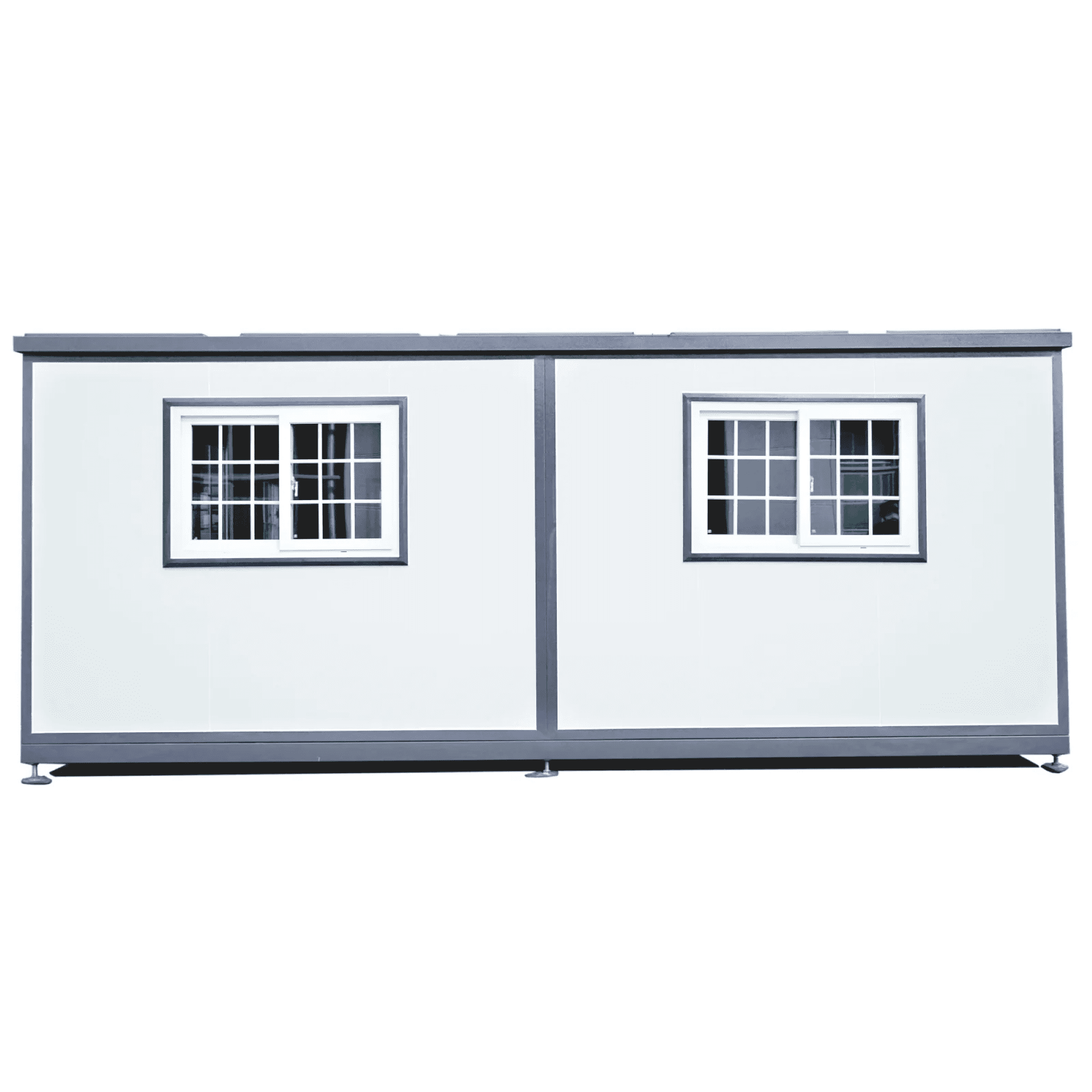 DuraYu 13x20ft Expandable Prefab Tiny House, Portable Modular Home Kit with Bedroom & Bathroom, Foldable ADU Backyard Office Cabin