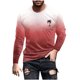 thumbnail image 1 of Blusas y camisas de manga larga y cuello redondo para hombre, camisetas casuales con estampado de moda y cuello redondo, blusas de licra de manga corta para hombre., 1 of 4